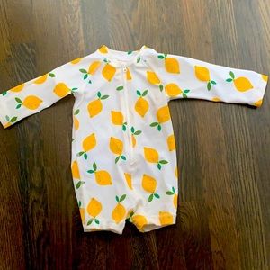 Gender Neutral Hanna Anderson 6-12 Mo Lemon Print